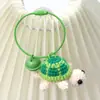 Llavero Peluche Colgante Tejido a Mano Pequeña Joyería Muñeco Caricatura Lindo Muñeco de Lana Accesorios para Bolso Transfronterizo