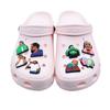 Comercio electrónico transfronterizo flor de zapato nuevo estilo hip hop rap caricatura personalizada zapatos con agujeros desmontables accesorios diy zapatos con hebilla