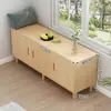 Gabinete de Madera Maciza para Ventana Saliente Gabinete de Almacenamiento Gabinete de Almacenamiento para Balcón Gabinete Bajo para Ventana de Dormitorio Se Puede Sentar en el Piso de Tatami Gabinete Largo