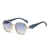 Gafas de Sol Metálicas Poligonales Modelo Nuevo 2026 Moda de Alta Gama Europea y Americana Versátil Montura Cuadrada Estilo Callejero Gafas de Sol Retro
