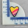 Accesorios para el Cabello DIY Parche de Corazón Graffiti Materiales Señal de Estacionamiento Corazón Accesorios para el Cabello DIY Acrílico Adornos de Letras DIY