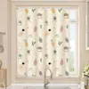 Cortinas Semioscuras Tipo Anilla Colgante Modelo Nuevo 2024 para Ventanas de Mirador, Cortinas Estampadas para Dormitorio, Cocina, Casa de Alquiler, Rebaja