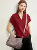 Bolso de Hombro para Mujer 2024 Otoño Nuevo Elegante Simple Bolso de Madre Color Sólido Bolso Cruzado Portátil Casual para Mujer