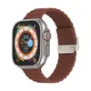 Adequado para Pulseiras de Apple Watch Watch S1-S10 Geração Fivela Ondulada Imitação de Aço Pulseira de Silicone Se Ultra Universal