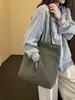 Bolso de hombro para mujer estilo coreano, bolso de mano simple de gran capacidad para estudiante, bolso tote ligero y artístico para niñas