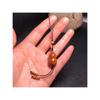 Calabaza Tallada con Hueso de Oliva Semilla Única Nube Trasera Cadena Larga Única Collar Fulu Pulsera Collar de Hueso de Oliva Huevo Hu