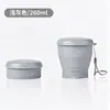 Taza de silicona plegable con diseño lindo y adorable, taza macarrón, conveniente para camping al aire libre y viajes, taza de agua compacta y portátil