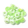 Contas de Ábaco Acrílicas Coloridas Gelatina Floral 14mm Furo Grande Contas Soltas DIY Corrente para Celular Pingente para Carro Acessórios