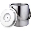 Celebridad de Internet Barril de Hielo de Acero Inoxidable 304 Cubo de Hielo Barra TKV Pequeño Grano de Hielo Comercial para Hogar Barril de Almacenamiento de Cerveza