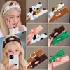 Diadema de Velcro Bordada de Punto de Dibujos Animados Linda para Mujeres Modelo Nuevo 2026 para Lavado de Cara, Maquillaje y Peinado
