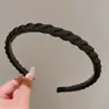 Diadema de verano con diseño texturizado para mujer, accesorio para el cabello de corona alta para uso diario, diadema de lujo de alta gama con dientes para mujer