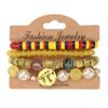 Accesorios de Moda Europeos y Americanos, Pulseras Retro Creativas Multicapa con Cuentas, Fabricantes Mayoristas de Pulseras de Estilo Étnico Bohemio