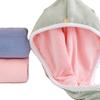 Touca de Banho Secagem Rápida em Fleece Coral, Touca de Banho Absorbente de Camada Dupla, Venda por Atacado Transfronteiriça, Touca de Banho Espessa, Fleece Coral Espesso