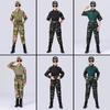 Traje de Camuflaje para Niños y Niñas, Uniforme Militar de Entrenamiento de Manga Larga para Primavera y Otoño para Estudiantes de Primaria y Secundaria, Ropa de Verano de Fuerzas Especiales, Ropa para Actuaciones