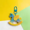 Chaveiro Cavalo de Balanço Infantil para Mulheres, Fofo, Moderno e Requintado Chaveiro de Boneca de Cavalo Pequeno, Acessório para Mochila e Roupa