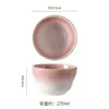 Vajilla Única Estilo Japonés Horneada en Horno para Restaurantes, Tiendas de Hot Pot, Pequeños Tazones para Fruta, Tazones de Cocina de Alta Estética, Tazones para Arroz Domésticos