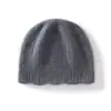 Gorro de cachemira tejido para mujer, perfecto para otoño e invierno, te mantiene abrigada, cubre tu cabeza y orejas, adecuado para tallas de cabeza más grandes, un gorro acogedor