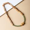 Pulseira de Sândalo Verde Envelhecido Argentino Acessórios DIY Pulseira Multicírculo Contas de Oração Budistas Pulseira de Mão Atacado