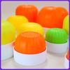 Botella de Crema Infantil Redonda de Calabaza de 50g, Botella de Crema Exfoliante de 75g, Botella de Mascarilla Capilar de Boca Ancha de PP de 500g, Tarro para Mascarilla de Barro