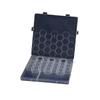 Caja de almacenamiento de 26 rejillas con forma de pico transparente, nueva, de primavera, con cuentas, de plástico hexagonal, disponible al por mayor.