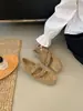 Elegantes sapatos baixos com salto embutido, novo modelo outono 2026, sapatos Mary Jane de bico quadrado delicados em estilo fada