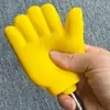 Palo retráctil de PU para lectura de dedos, Bastón, Palo de dedo de esponja, Puntero, Gesto, Piedra, Tijeras, Papel, Señalando con el dedo al este y al oeste
