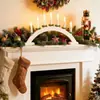 Nueva luz de puente de vela de Navidad LED transfronteriza, luz decorativa de ambiente para fondo de árbol de Navidad, luz para arreglo de escena navideña