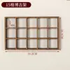 Nova Estante Estilo Chinês Madeira Maciça Prateleira para Conjunto de Chá Montada na Parede Suporte para Xícara de Chá Bule Suporte para Xícara de Chá Jianzhan Prateleira de Armazenamento para Conjunto de Chá