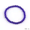 Moda europea y americana simple pulsera de ágata de cristal lujo ligero alto sentido pulsera tejida a mano con cuentas joyería mujeres al por mayor