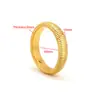 Pulsera Ancha Hueso de Serpiente de Acero Inoxidable Pulsera Elástica de Oro de 18 Quilates Pulsera DIY Estilo Europeo y Americano Joyería Venta al por mayor Transfronteriza