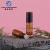 Botellas de Vidrio Ámbar de 3 ml para Decantar Perfume, Botellas de Vidrio Ámbar con Rodillo, Botellas de Vidrio al por Mayor para Aceites Esenciales y Líquidos