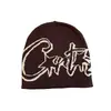 Gorro de Punto Estampado Europeo y Americano Transfronterizo, Gorro Jacquard Versátil de Nicho sin Visera Estilo Hip-Hop Callejero de Moda