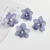 Cabeza de flor artificial, película impresa en 3D, cabeza de flor de Cymbidium, flor artificial para ropa, zapatos, sombreros, decoraciones, tocados, accesorios para el cabello, decoraciones de boda