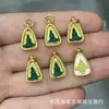 Tecnología de Incrustación de Cobre Puro Ojo de Buda Sin Fase de Pino Accesorios de Turquesa Cuentas Sueltas Cuentas Budistas DIY Accesorios de Joyería