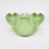 Plato de Cena para Niños Set de Vajilla para Alimentar Bol para Comida de Bebé Ventosa Silicona de Grado Alimenticio Vajilla Infantil