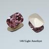 Taladro de uñas Dongzhou de 8 x 6 mm, pequeño cojín K9, taladro de punta inferior, accesorios de joyería para bricolaje, taladro de uñas de ángulo redondo cuadrado largo, súper flash