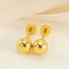 Pendientes de Perlas Ligeras, Bolas Redondas, Pendientes de Lujo Ligero y Sencillos, Pendientes de Gama Alta y Versátiles
