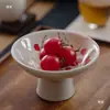 Bandeja de té de cerámica con diseño floral azul y blanco para preparar té helado, Plato de frutas, Frutas secas, Bandeja de postres estilo Zen chino, Bandeja para tazas de aperitivos