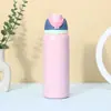 Copo Térmico de Aço Inoxidável 304 para Viagens Internacionais, Copo de Água Personalizado de Grande Capacidade com Tampa e Canudo Revestidos de Borracha, Copo de Gelo de Luxo Leve de Alta Qualidade