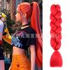Extensões de Cabelo de Cor Única Tranças Jumbo Dreadlocks Africanos Reggae Hip-Hop Tranças Boxeadora Tranças Torcidas 100g