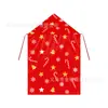 Capa con Capucha de Fabricación Personalizada Transfronteriza Nuevo Producto con Estampado de Patrón de Reno Navideño, Muñeco de Nieve y Papá Noel