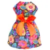 Ropa para Perros Nueva 2023 Capa Estilo Europeo y Americano Falda de Princesa Tejido de Algodón Delgado Fabricante de Ropa para Mascotas Al por Mayor en Stock