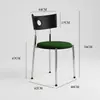 Silla de Comedor Francesa Retro de Madera Maciza Silla para Mesa de Comedor Nórdica Estilo Vintage Respaldo Silla de Diseñador de Alta Gama Celebridad de Internet