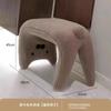 Creme estilo gato sapato trocando banqueta corredor sala de estar decoração piso decoração casa decoração banqueta aquecimento nova casa presente frete grátis