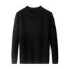 Suéter de Lã de Lã com Fio de Ponta Engrossado de 9 Pinos para Homens de Outono e Inverno com Manga Raglan para Jovens