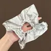 Ligas para el cabello estilo coreano, ligeras, con estampado de leopardo, elásticos para el cabello retro extragrandes, bandas elásticas para el cabello muy elásticas, scrunchies de moda para mujer