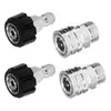 Accesorios para Hidrolavadora de 1/4" Manguera de Pistola de Agua para Lavado de Autos Conexión Rápida Conexión Rápida Acero Inoxidable 14mm