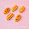 Pan Baguette Resina Mixta Accesorios Pequeños DIY Funda para Teléfono Móvil Material para Diadema Pasador Comida Artificial Miniatura Juguete