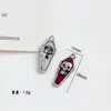 [Modelo Negro] Cruz de Amor Gótica Oscura de Halloween Aleación Colgante DIY Accesorios de Joyería Paranormal