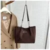 Bolso Sencillo Versátil Estilo Coreano para Mujer Otoño 2026 Nueva Moda Nicho Bolso de Mano para Viajes Diarios Tote de Gran Capacidad